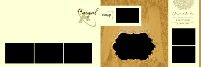 Wedding Album Design PSD Layouts