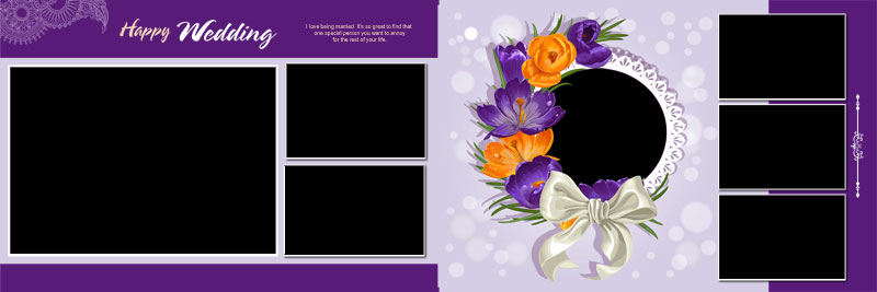 Wedding Album Design PSD Layouts