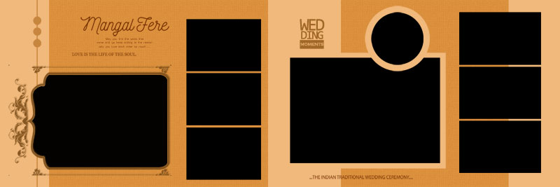 Wedding Album Design PSD Layouts