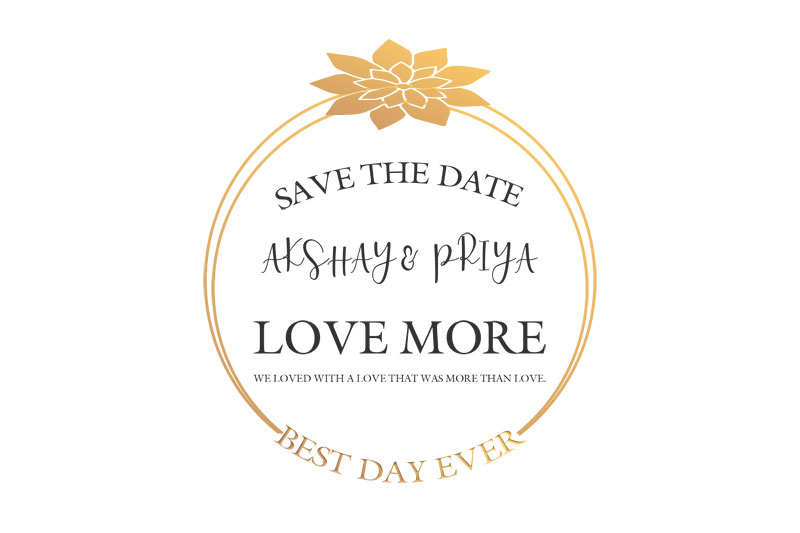Save the Date PSD