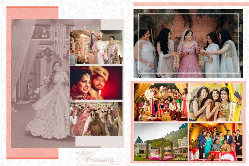 Wedding Photo Album 20x30 PSD Templates