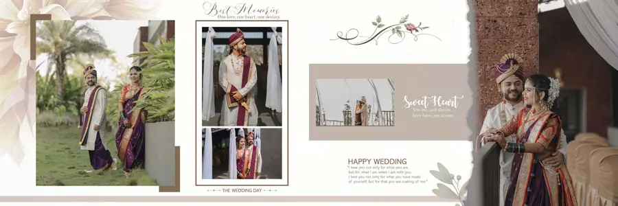 Best Wedding Album PSD Templates