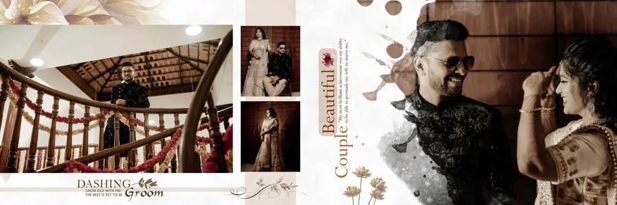 10 Best Wedding Album PSD Templates For Indian Couples