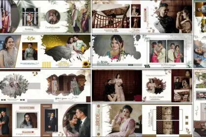 10 Best Wedding Album PSD Templates For Indian Couples