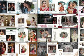 10 Incredible Indian Wedding Album Design PSD Templates