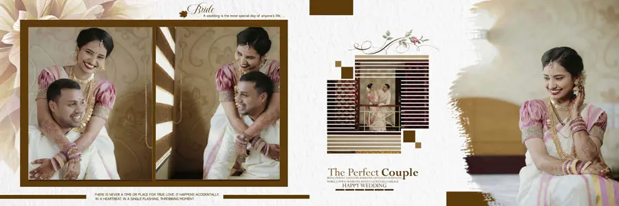 Indian Wedding Album Design PSD Templates