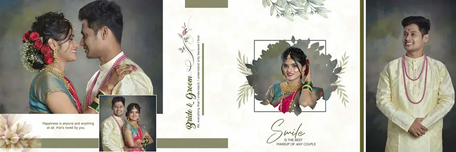 Indian Wedding Album Design PSD Templates