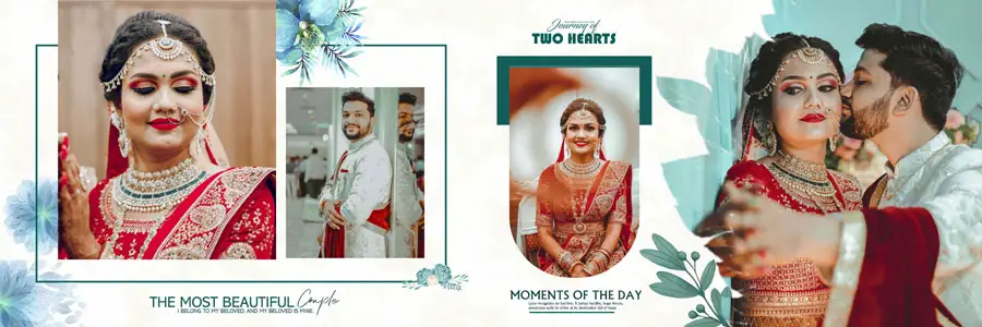 Indian Wedding Album Design PSD Templates