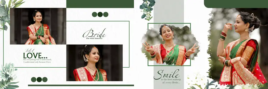 Indian Wedding Album Design PSD Templates