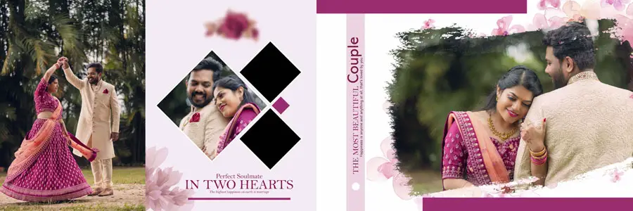 Indian Wedding Album Design PSD Templates