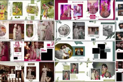 10 Wedding Album PSD Templates For Indian Photography