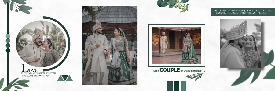 10 Wedding Album PSD Templates For Indian Photography