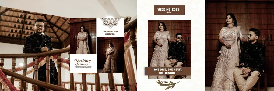 10 Wedding Album PSD Templates For Indian Photography