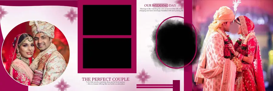 Customizable PSD Templates For Wedding Albums