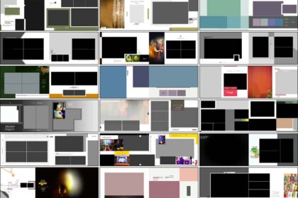 12x36 Creative Wedding Album Design Layouts PSD