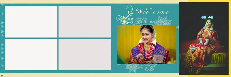 Indian Wedding Album Design PSD