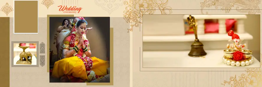 Indian Wedding Album Design PSD