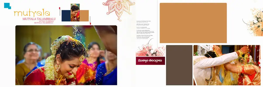 Indian Wedding Album Design PSD