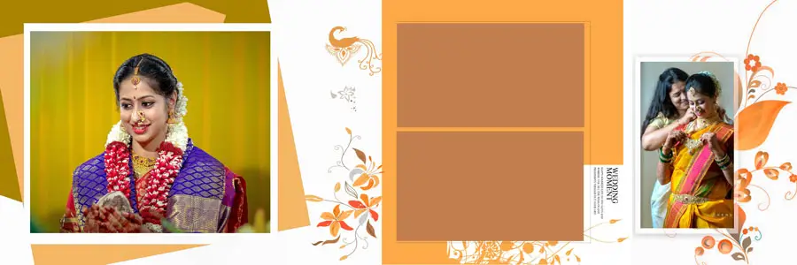 Indian Wedding Album Design PSD