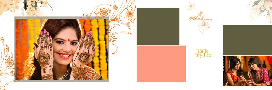 Indian Wedding Album Design PSD