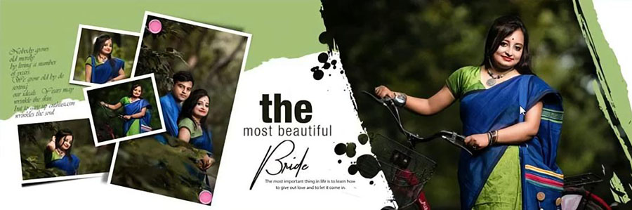 Pre-Wedding Album Design PSD Templates 12x36