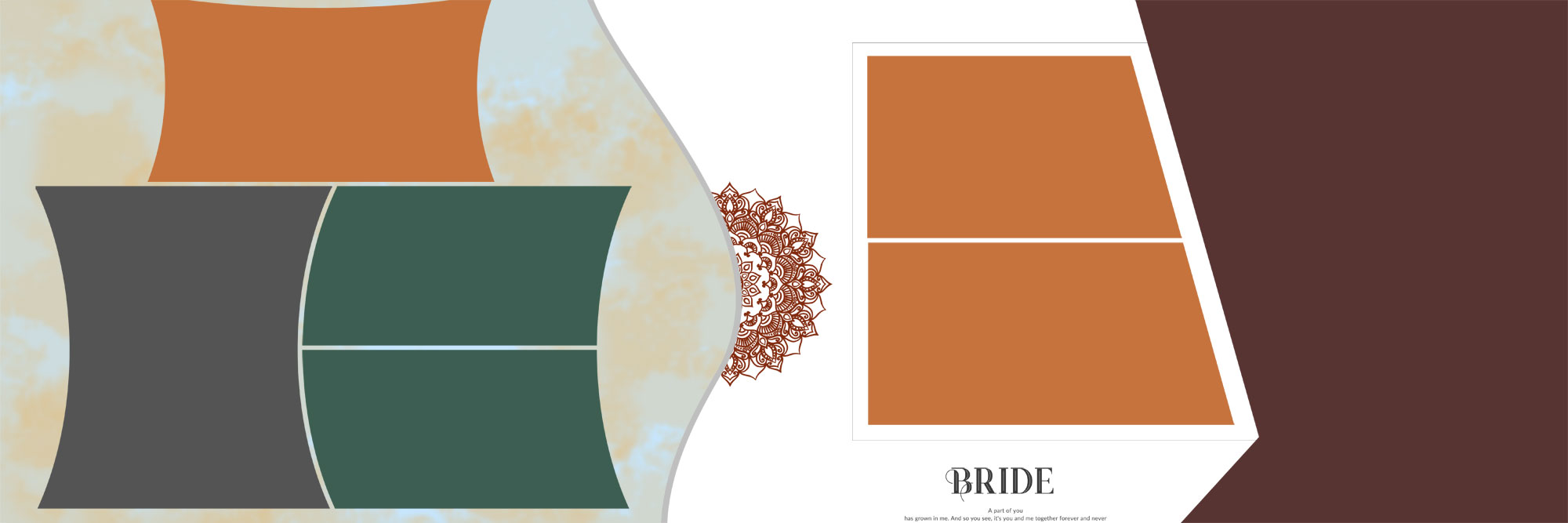Indian 12x36 Vidhi Album Design PSD