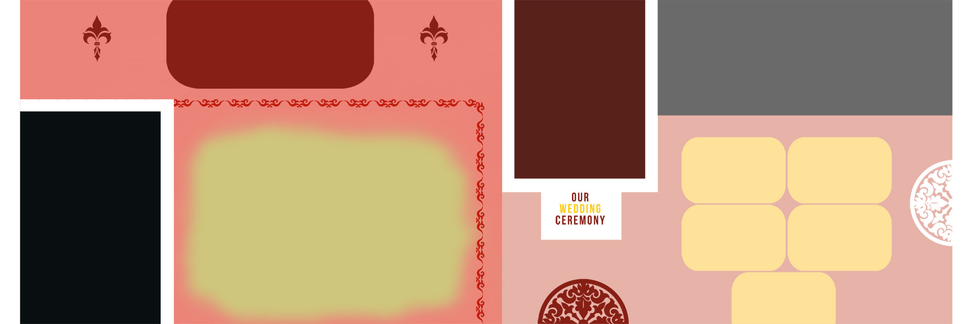 Indian 12x36 Vidhi Album Design PSD
