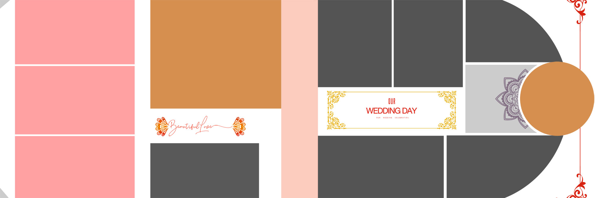 Indian 12x36 Vidhi Album Design PSD