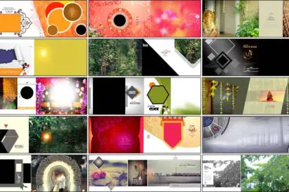 20 Pre-Wedding Album Background PSD Free Download