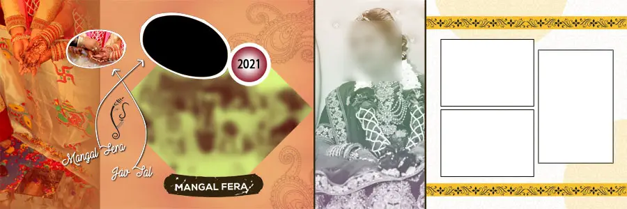 PSD Wedding Album Design Free Download