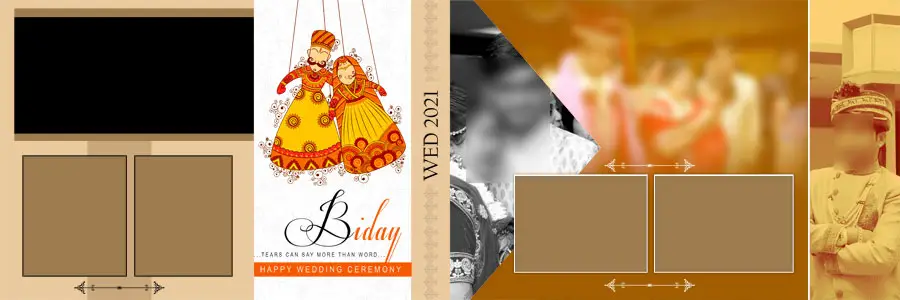 PSD Wedding Album Design Free Download