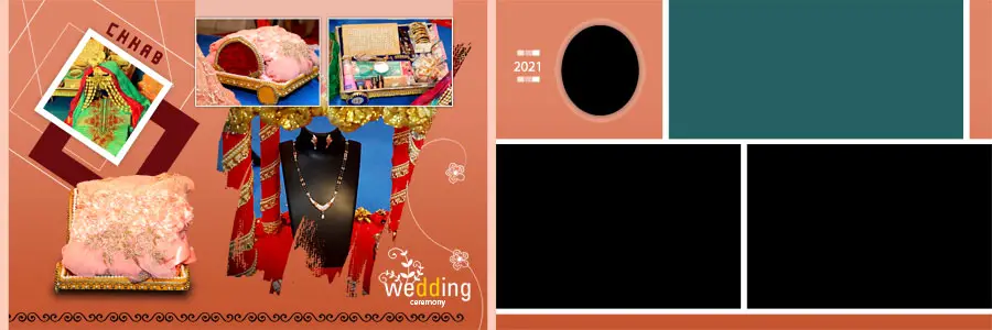 PSD Wedding Album Design Free Download