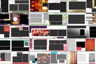 15 Wedding Album Layouts PSD Free Download