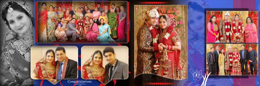 20 Indian Photo Album Inner PSD Templates For Family & Couples
