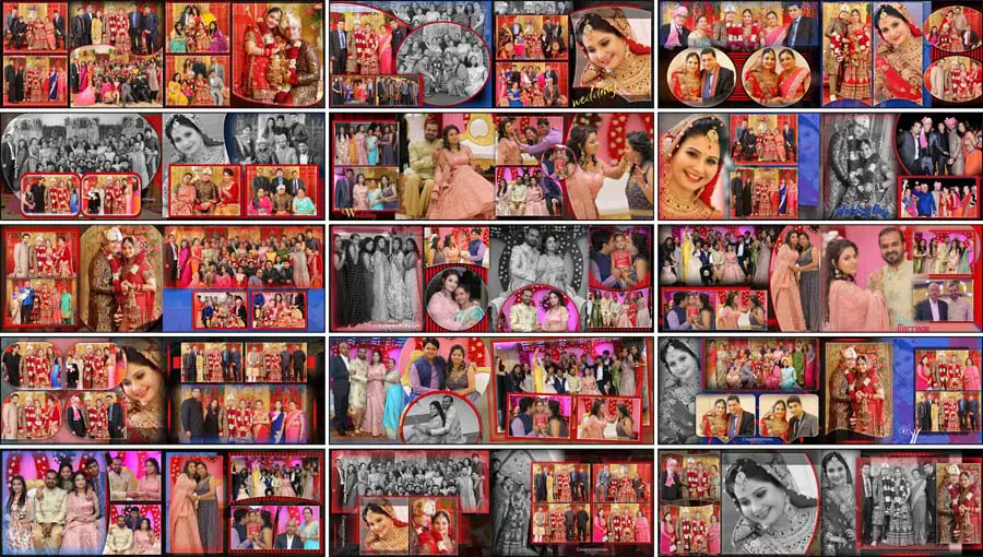 20 Indian Photo Album Inner PSD Templates For Family & Couples