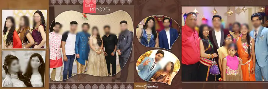 New 20 Traditional Wedding Album 12x36 Inner Design PSD