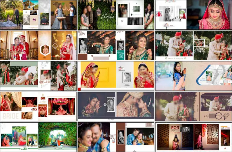 14x36 Wedding Album PSD Free Download in Western Look