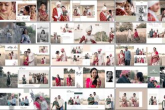 Traditional Photo Album Design PSD 12x36 Templates 2025