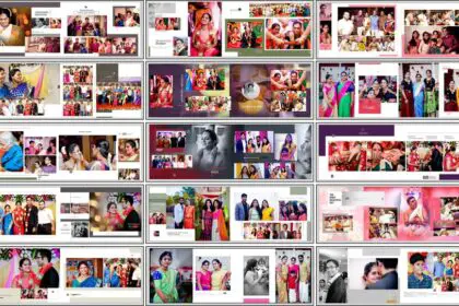 20 Betrothal Photo Album Design 12x36 PSD Free Download