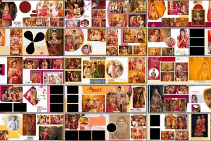 20 Vidhi Wedding Album Design 12x36 PSD Templates