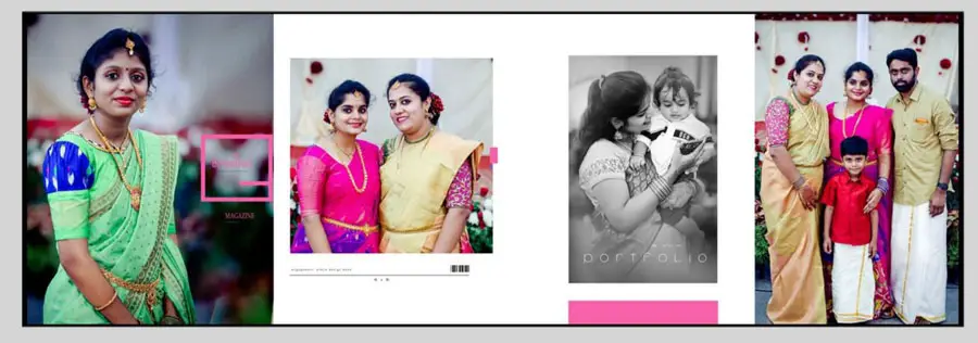 Betrothal Photo Album Design 12x36 PSD