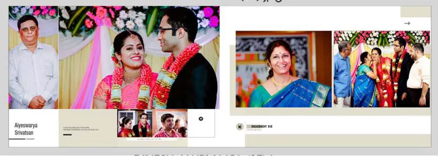 Betrothal Photo Album Design 12x36 PSD
