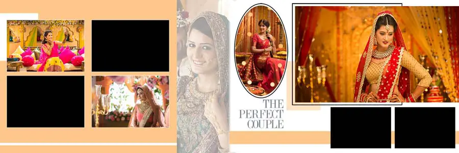 New Wedding Photo Album 12x36 Inner PSD Templates