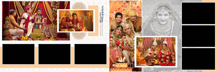 New Wedding Photo Album 12x36 Inner PSD Templates