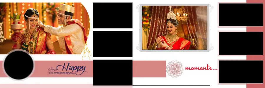 New Wedding Photo Album 12x36 Inner PSD Templates