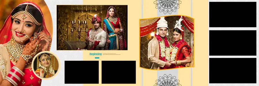 Vidhi Wedding Album Design 12x36 PSD Templates