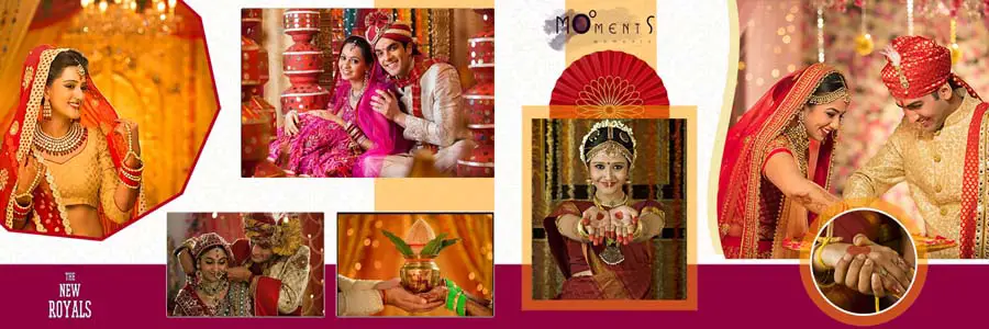 Vidhi Wedding Album Design 12x36 PSD Templates