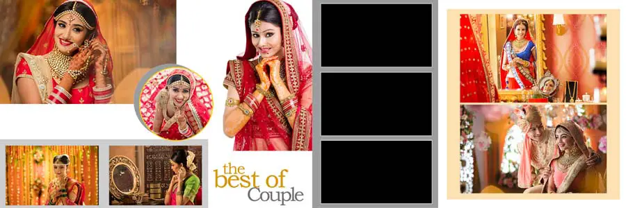 Vidhi Wedding Album Design 12x36 PSD Templates