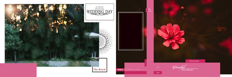 Wedding Album DM 12x36 PSD Templates
