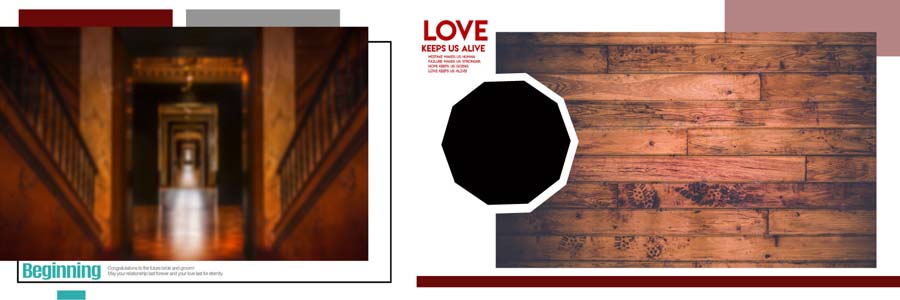 Wedding Album DM 12x36 PSD Templates